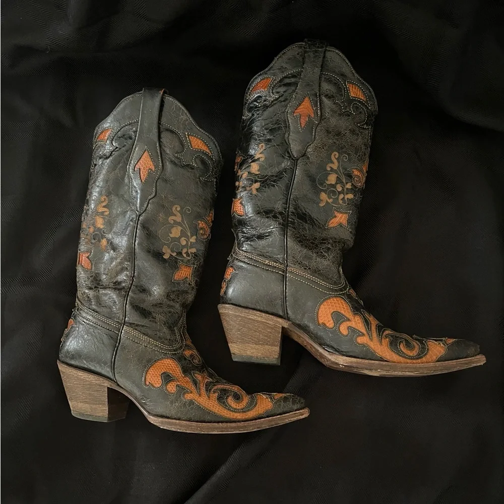 Womens Corral Western Boots Size 7 - Picture 5 of 14